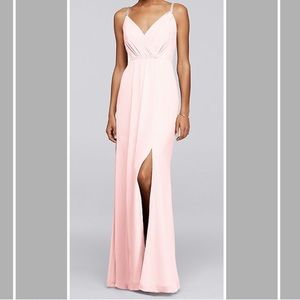 David’s Bridal Beaded Straps PETAL Size 8